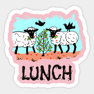 Sheepish Lunch Ladies Sticker